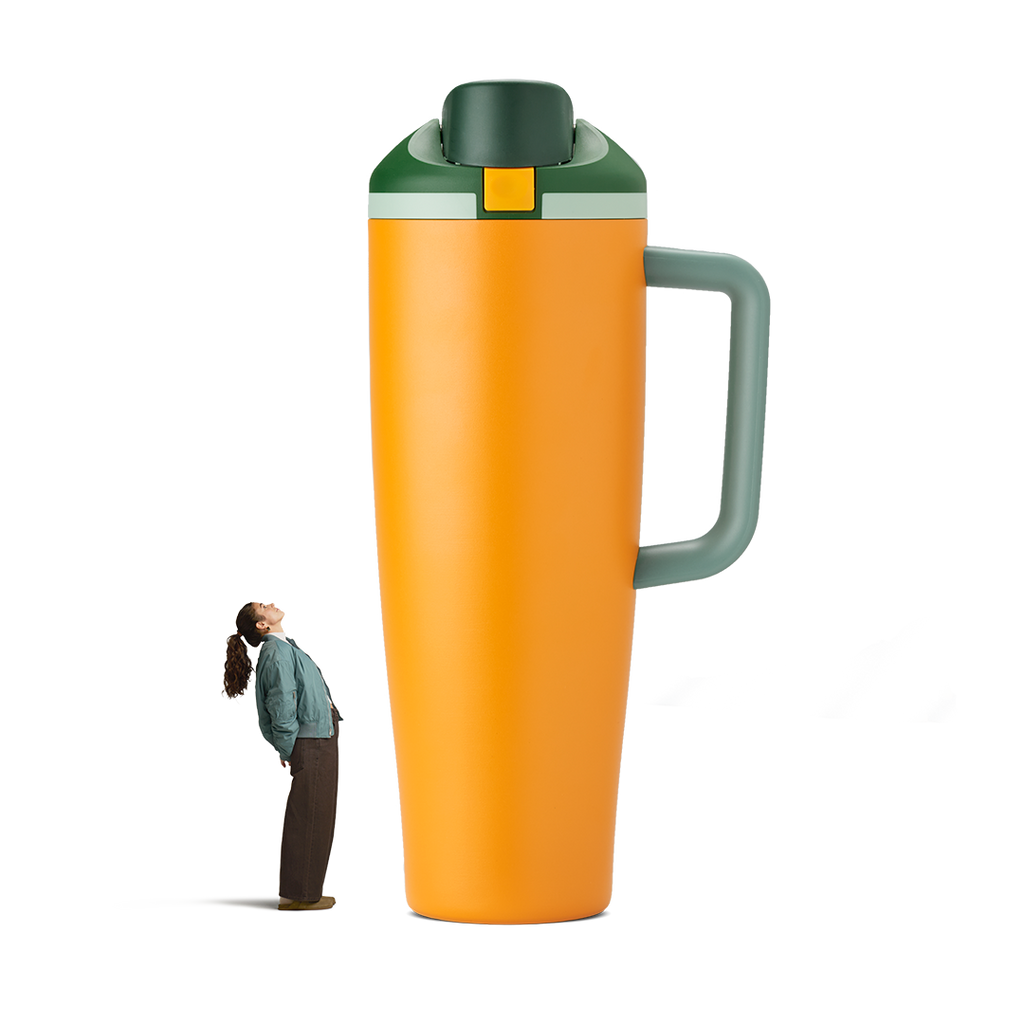 FreeSip Tumbler 40oz Orange Grove