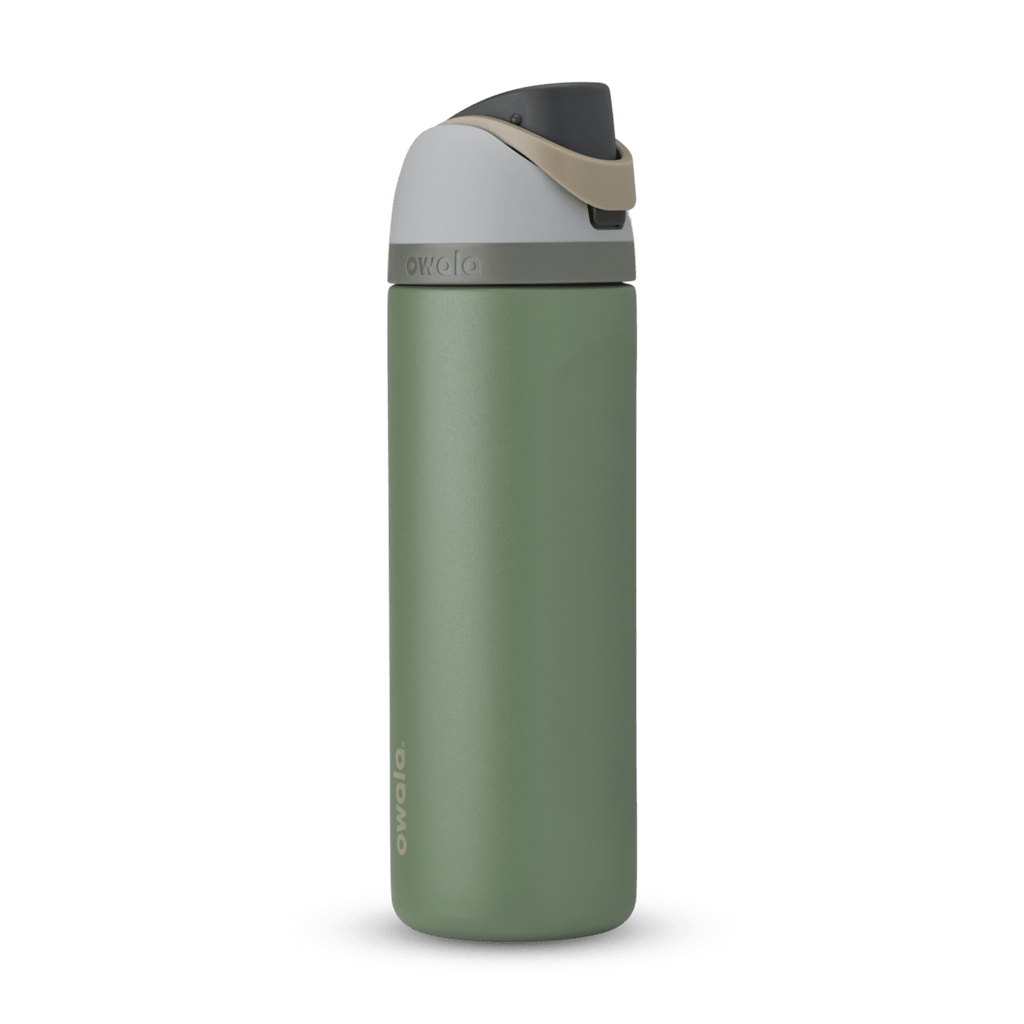 Owala FreeSip® Custom, Stainless Steel, 32oz / 40oz / 24oz — Green House / Stainless Steel / 24oz