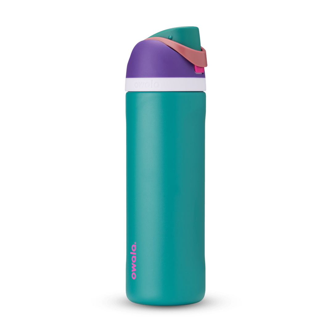 Owala FreeSip® Custom, Stainless Steel, 32oz / 40oz / 24oz — 80s Ski Slopes / Stainless Steel / 24oz