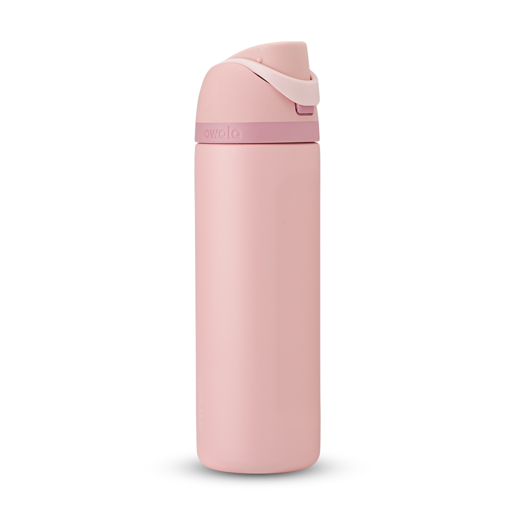 Owala FreeSip® Custom, Stainless Steel, 32oz / 40oz / 24oz — Rose Quartz / Stainless Steel / 24oz