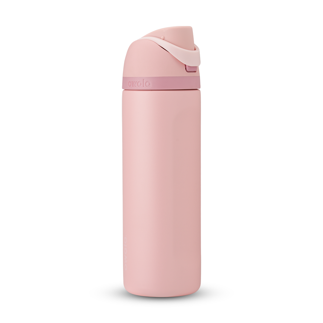 Owala FreeSip® Custom, Stainless Steel, 32oz / 40oz / 24oz — Rose Quartz / Stainless Steel / 24oz