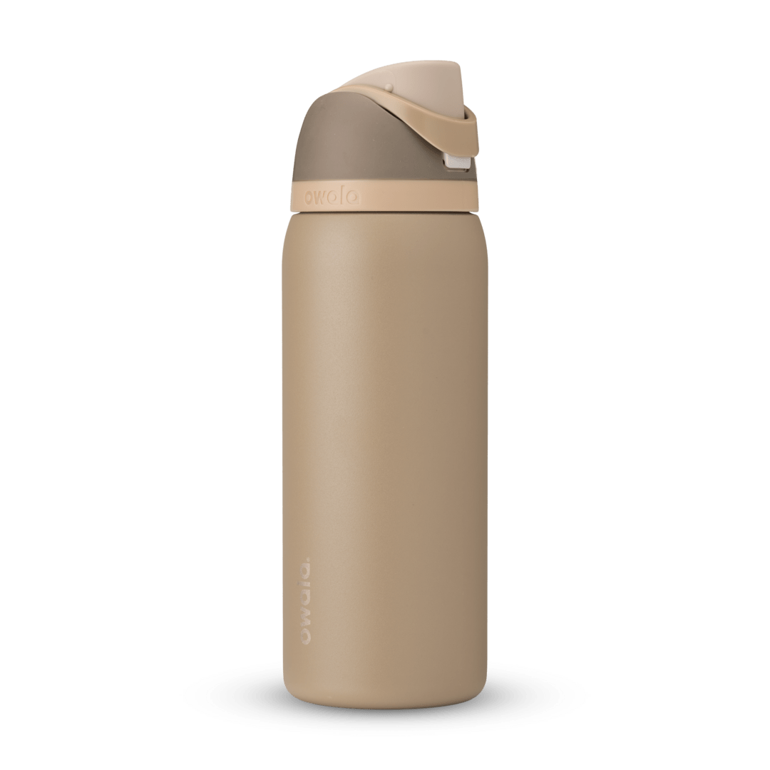 Owala FreeSip EMEA, Stainless Steel / Plastic, 24oz / 32oz / 16oz / 25oz — Down to Earth / Stainless Steel / 32oz