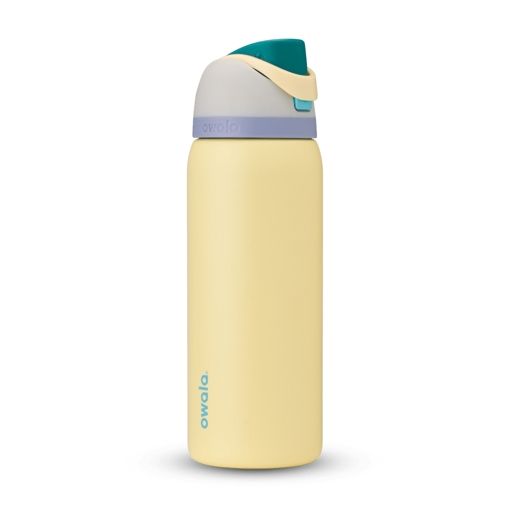 Owala FreeSip® CA, 24oz / 25oz / 32oz / 40oz, Stainless Steel / Tritan Plastic — 32oz / Sunny Daze / Stainless Steel