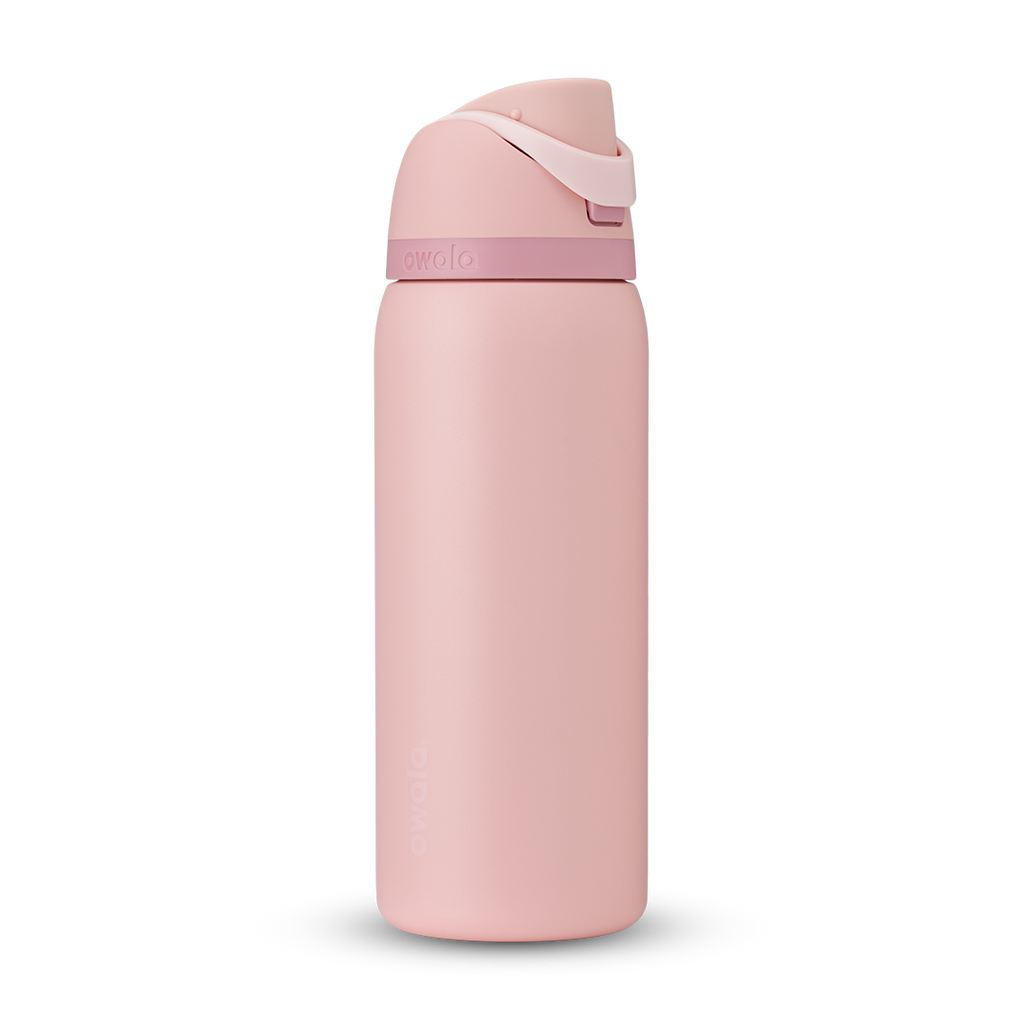 Owala FreeSip® CA, 24oz / 25oz / 32oz / 40oz, Stainless Steel / Tritan Plastic — 32oz / Rose Quartz / Stainless Steel