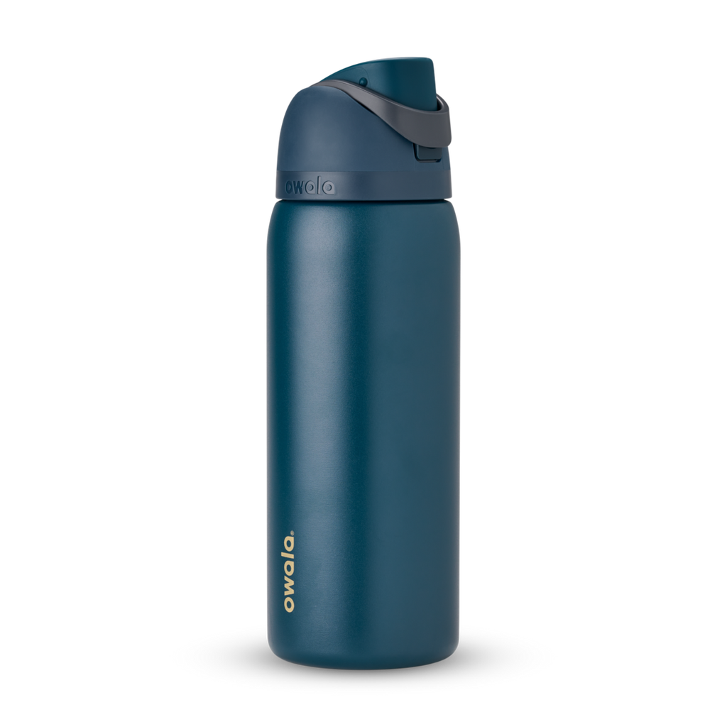 Owala FreeSip EMEA, Stainless Steel / Plastic, 24oz / 32oz / 16oz / 25oz — Winter Nights / Stainless Steel / 32oz