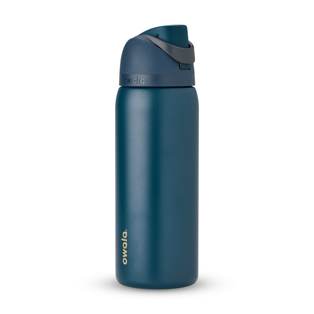 Owala FreeSip EMEA, Stainless Steel / Plastic, 24oz / 32oz / 16oz / 25oz — Winter Nights / Stainless Steel / 32oz