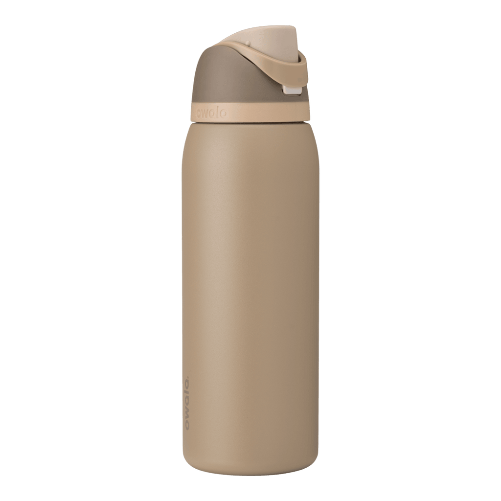 Owala FreeSip AU, Stainless Steel / Tritan Plastic, 24oz / 32oz / 40oz / 25oz, APAC — Down to Earth / Stainless Steel / 40oz
