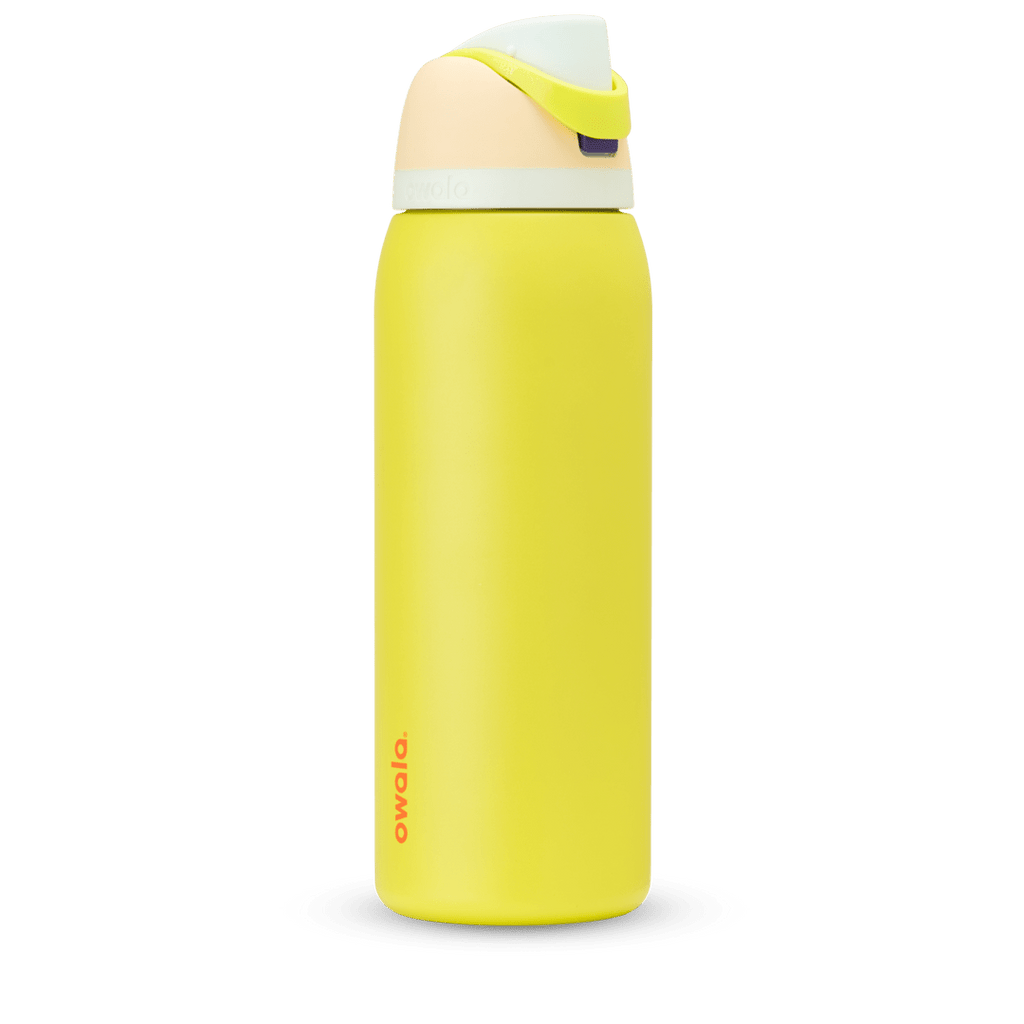 Owala FreeSip® Custom, Stainless Steel, 32oz / 40oz / 24oz — Lemon Limeade / Stainless Steel / 40oz