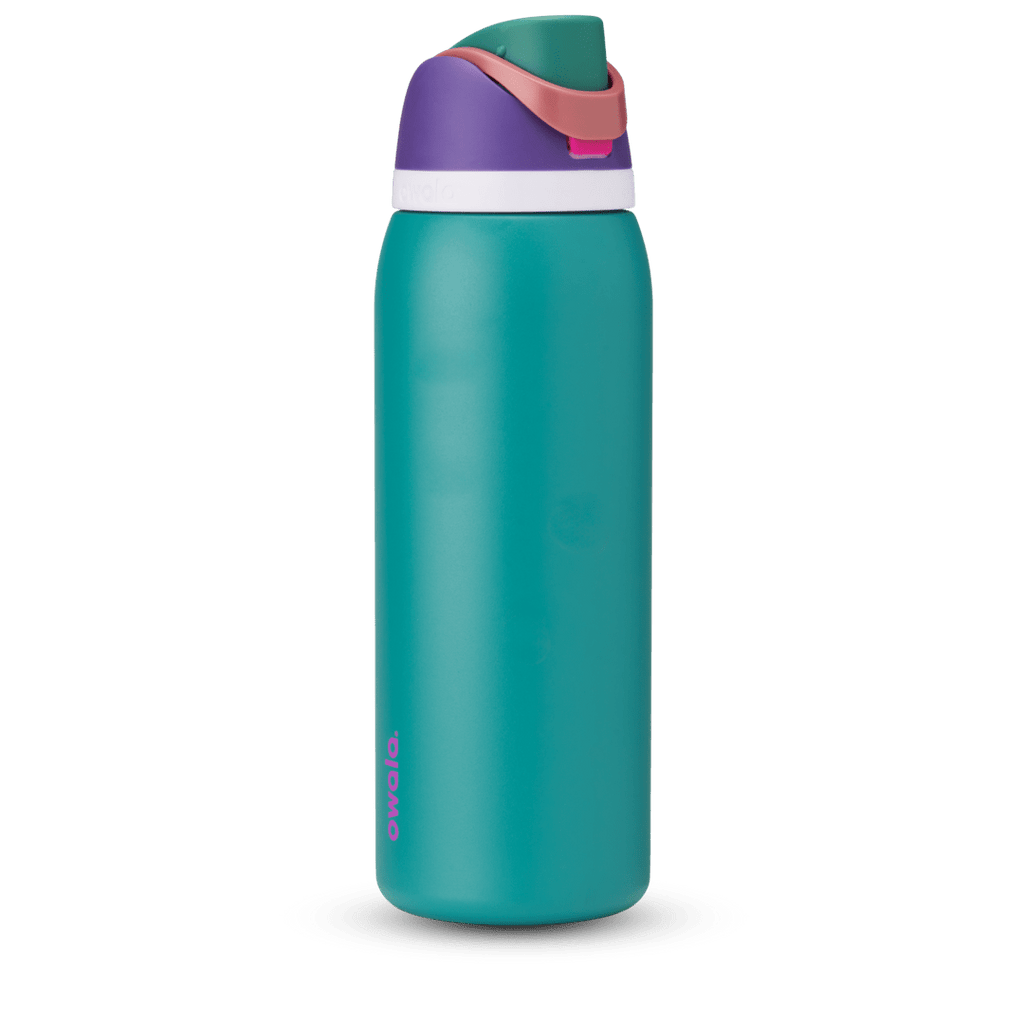 Owala FreeSip® Custom, Stainless Steel, 32oz / 40oz / 24oz — 80s Ski Slopes / Stainless Steel / 40oz