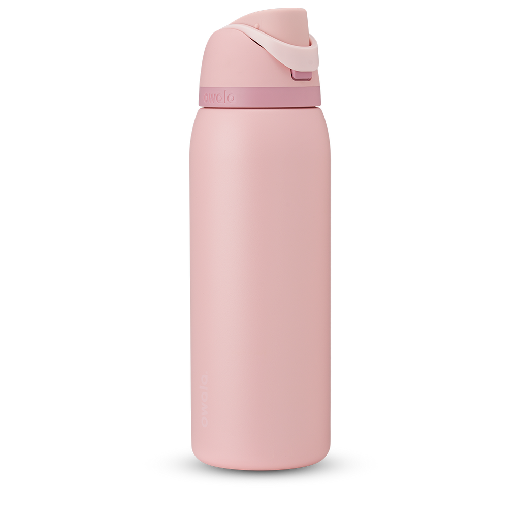 Owala FreeSip® Custom, Stainless Steel, 32oz / 40oz / 24oz — Rose Quartz / Stainless Steel / 40oz