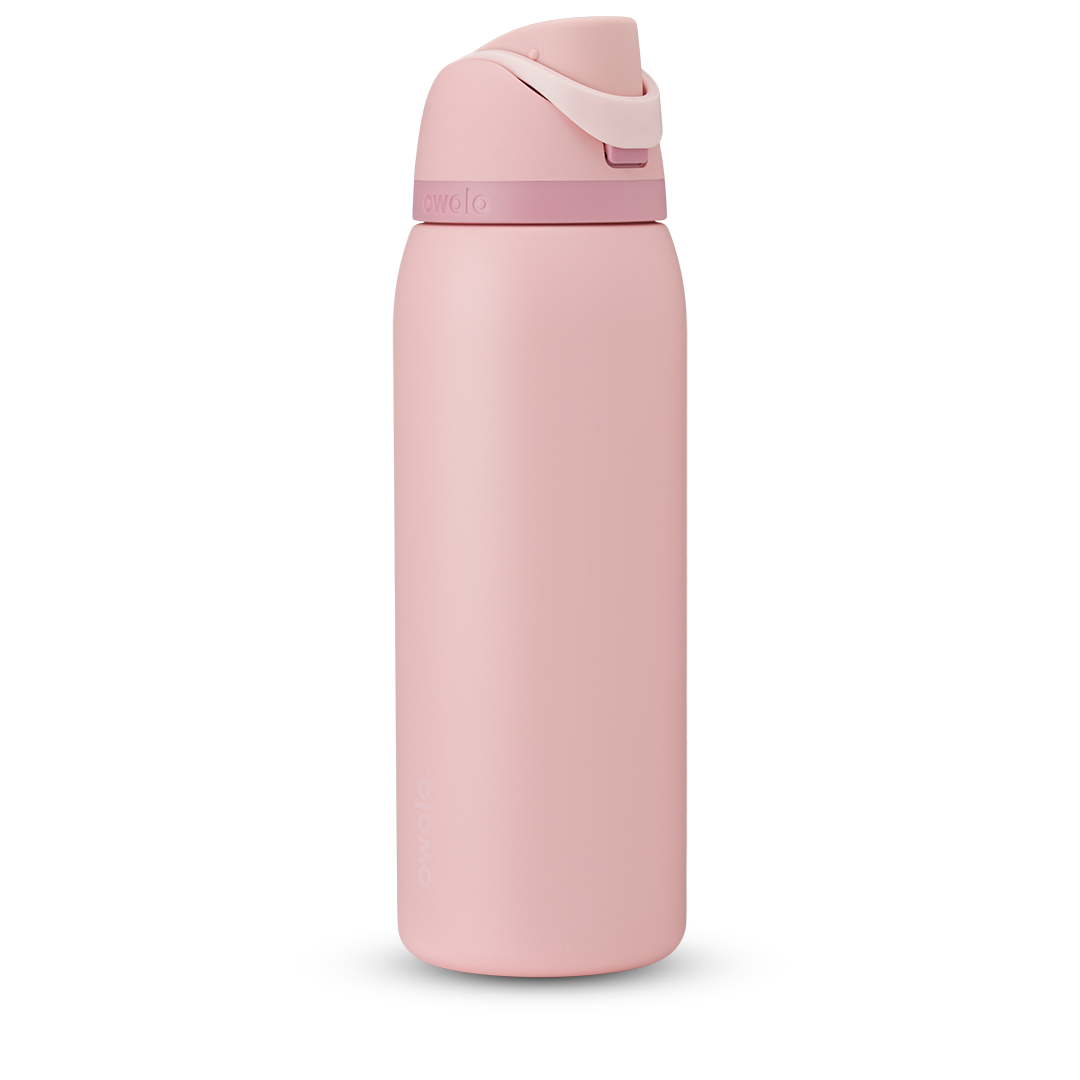 Owala FreeSip® Custom, Stainless Steel, 32oz / 40oz / 24oz — Rose Quartz / Stainless Steel / 40oz