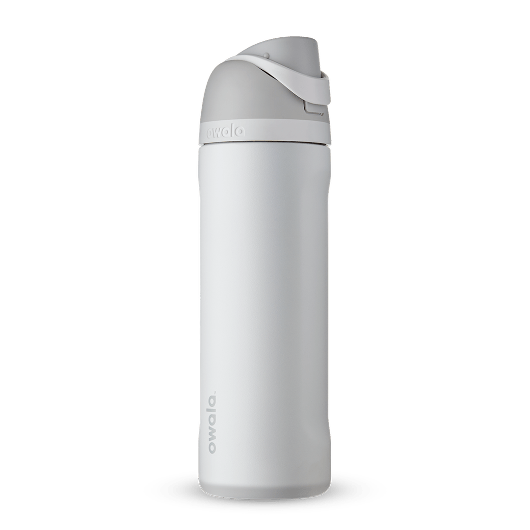 24oz Shy Marshmallow Stainless Steel Insulated Owala FreeSip Water Bottle