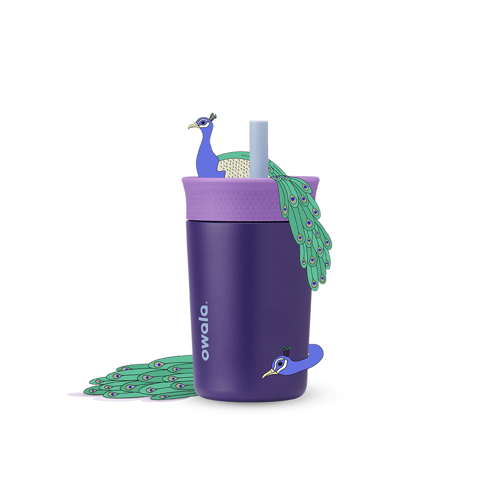 Kids' Tumbler 12oz in Peacock Palace