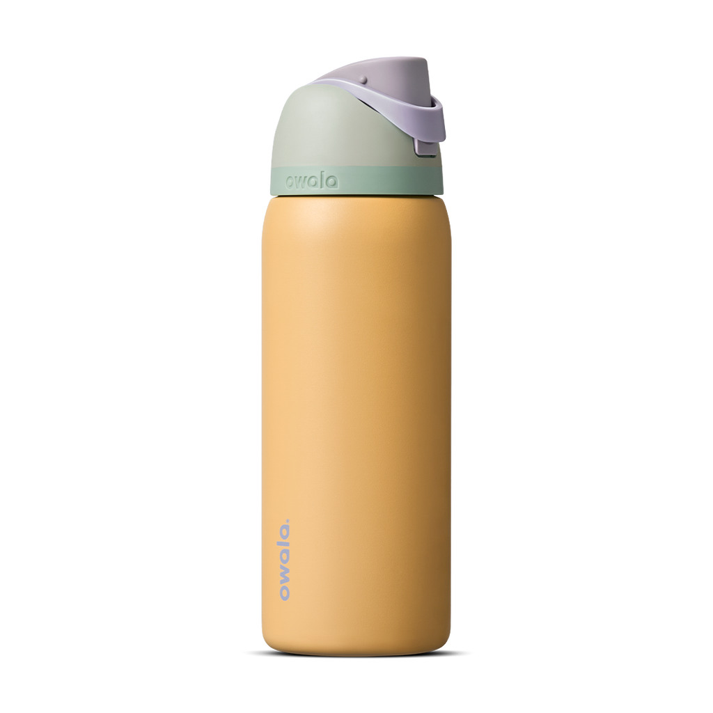 Owala FreeSip EMEA, Stainless Steel / Plastic, 24oz / 32oz / 16oz / 25oz — Beachfront / Stainless Steel / 32oz