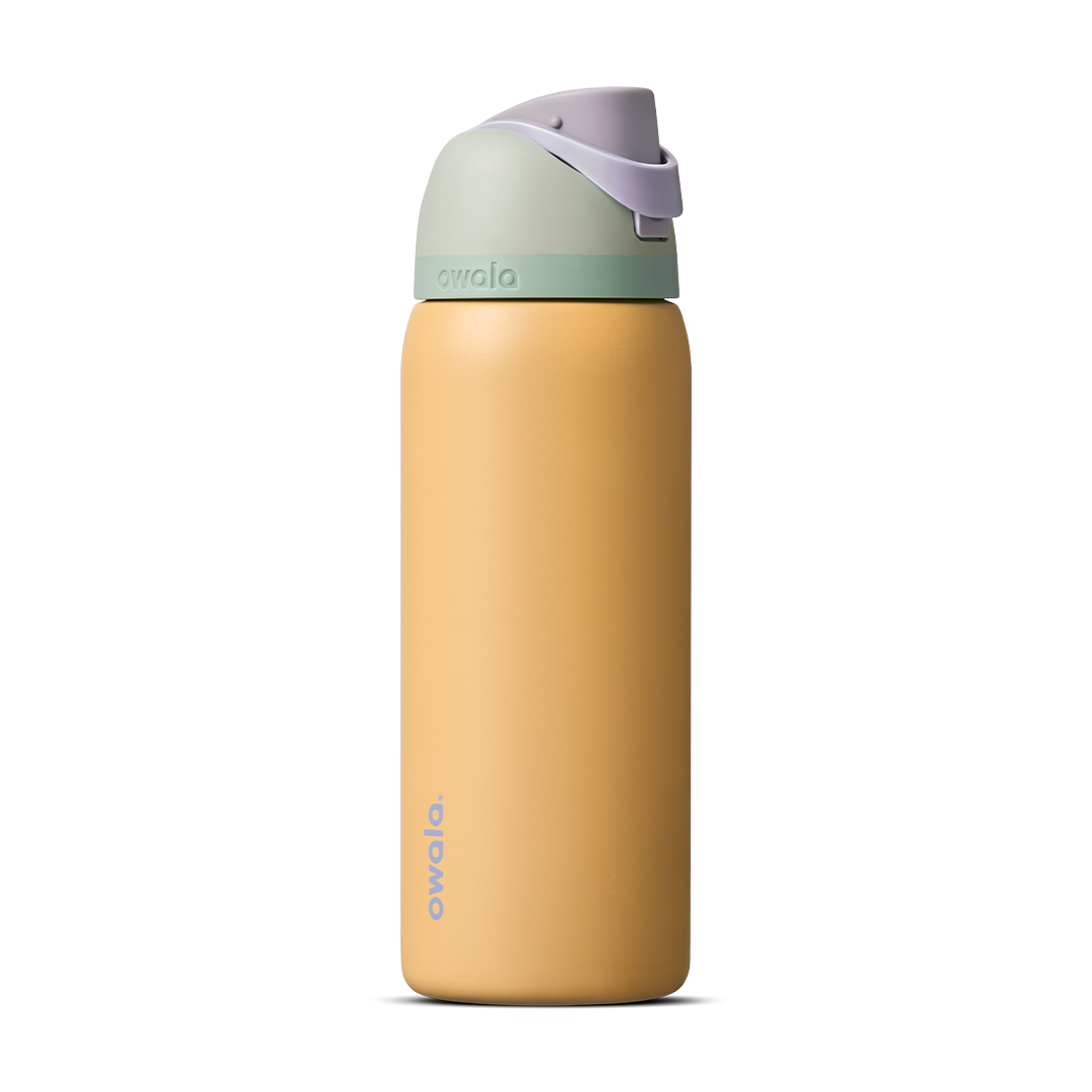Owala FreeSip EMEA, Stainless Steel / Plastic, 24oz / 32oz / 16oz / 25oz — Beachfront / Stainless Steel / 32oz