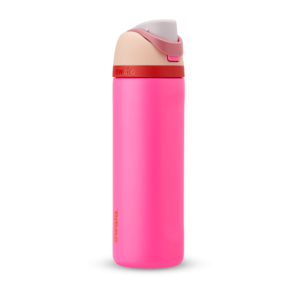 Owala FreeSip® Custom, Stainless Steel, 32oz / 40oz / 24oz — Can You See Me? / Stainless Steel / 24oz