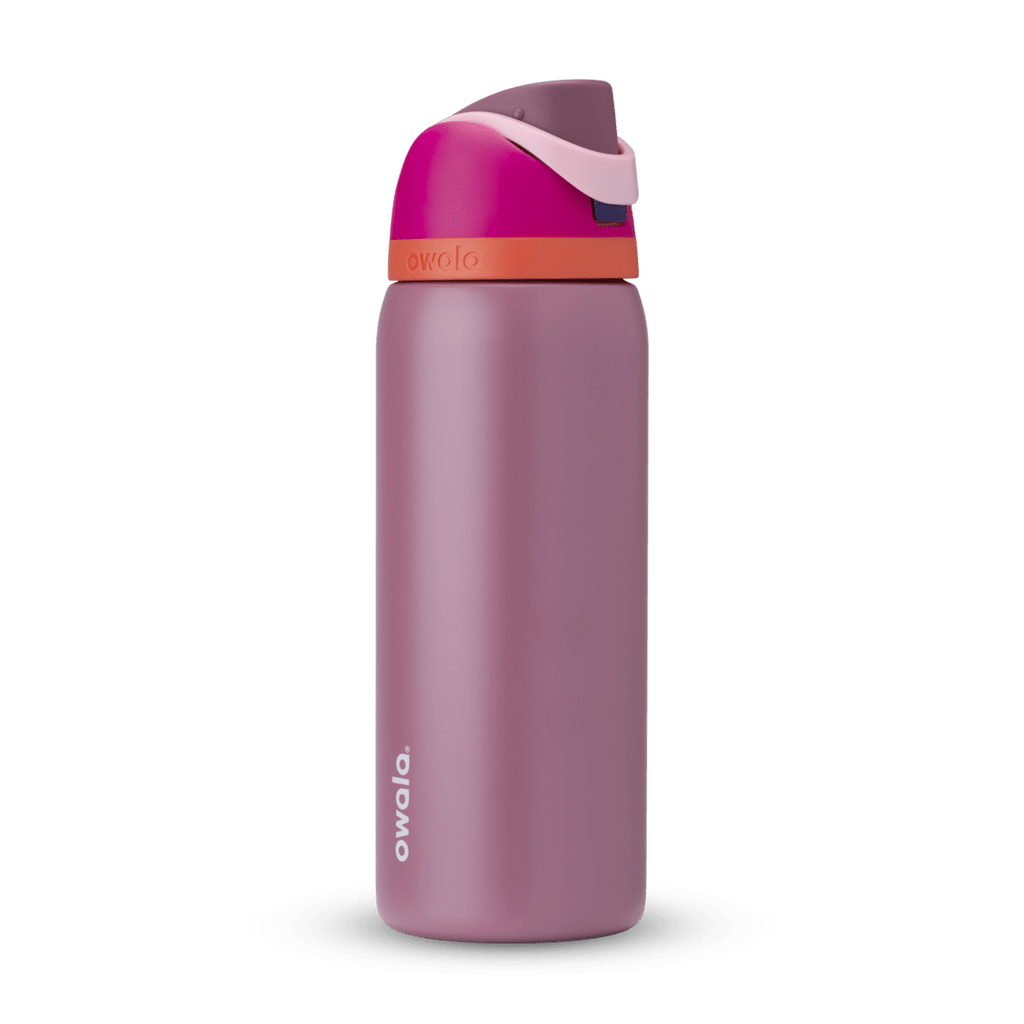 Owala FreeSip AU, Stainless Steel / Tritan Plastic, 24oz / 32oz / 40oz / 25oz, APAC — Crown Jewel / Stainless Steel / 32oz