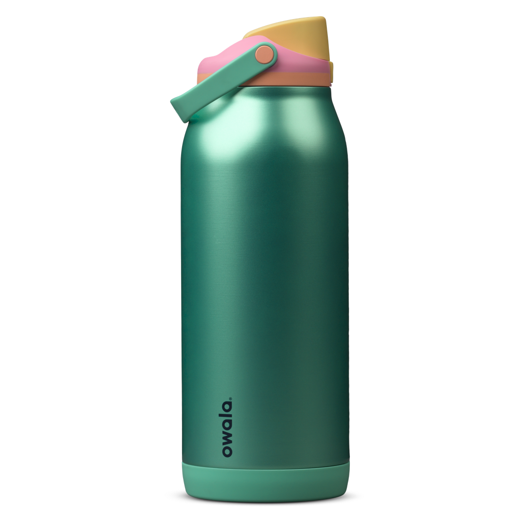 Owala FreeSip® Sway, 18oz / 30oz / 40oz / 64oz, Stainless steel — 64oz / Tropical Mirage / Stainless steel