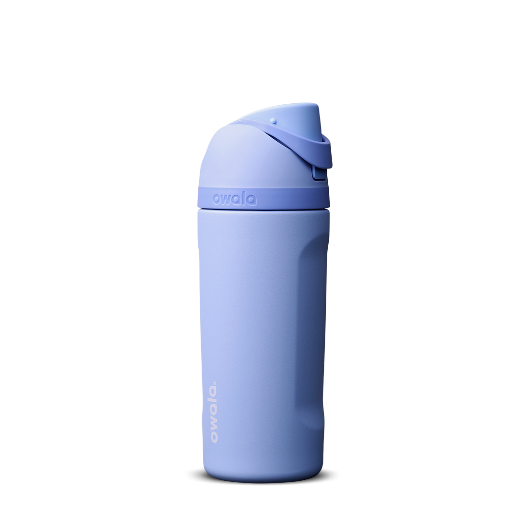 Owala FreeSip EMEA, Stainless Steel / Plastic, 24oz / 32oz / 16oz / 25oz — Out of the Blue / Stainless Steel / 16oz