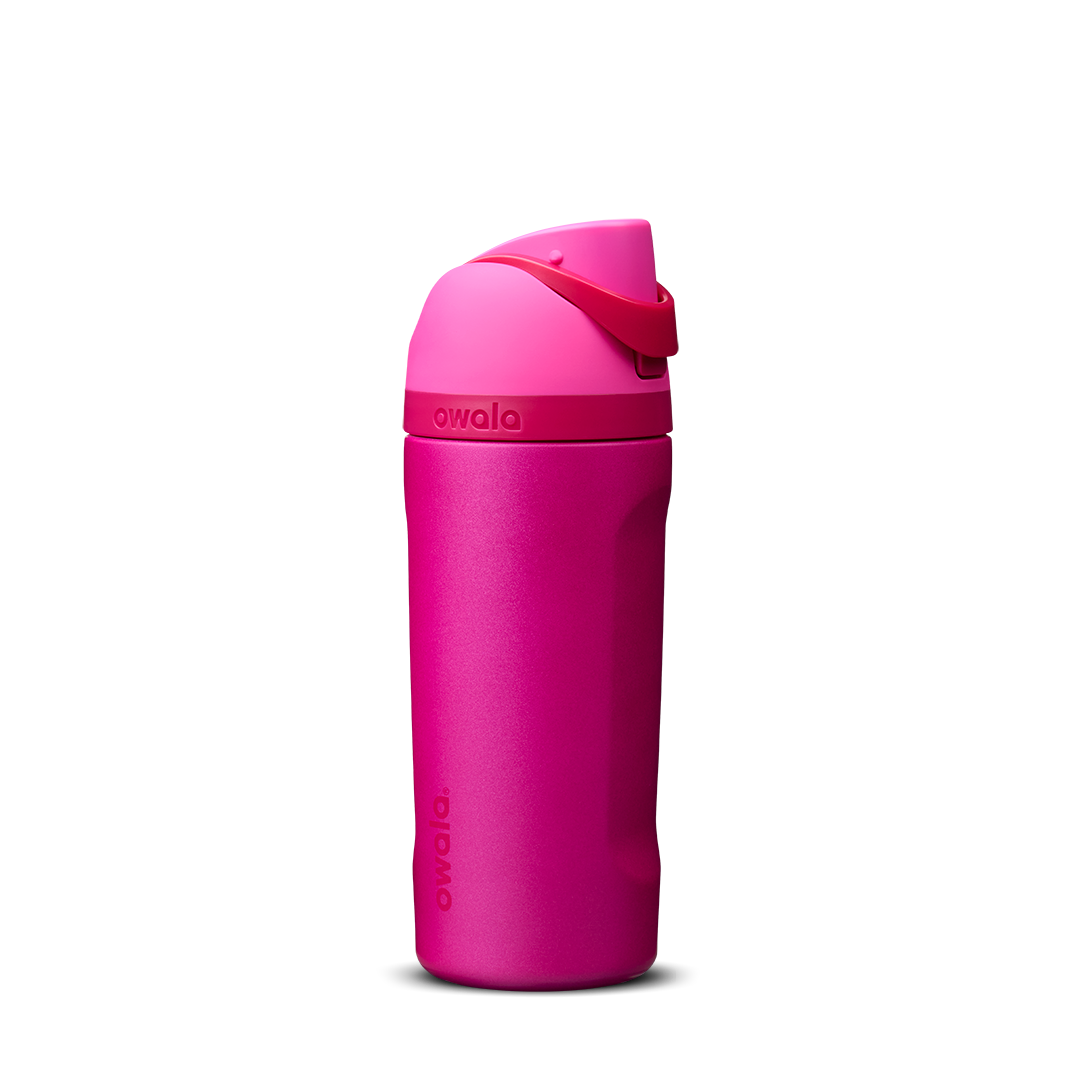 Owala FreeSip EMEA, Stainless Steel / Plastic, 24oz / 32oz / 16oz / 25oz — Read My Lips / Stainless Steel / 16oz