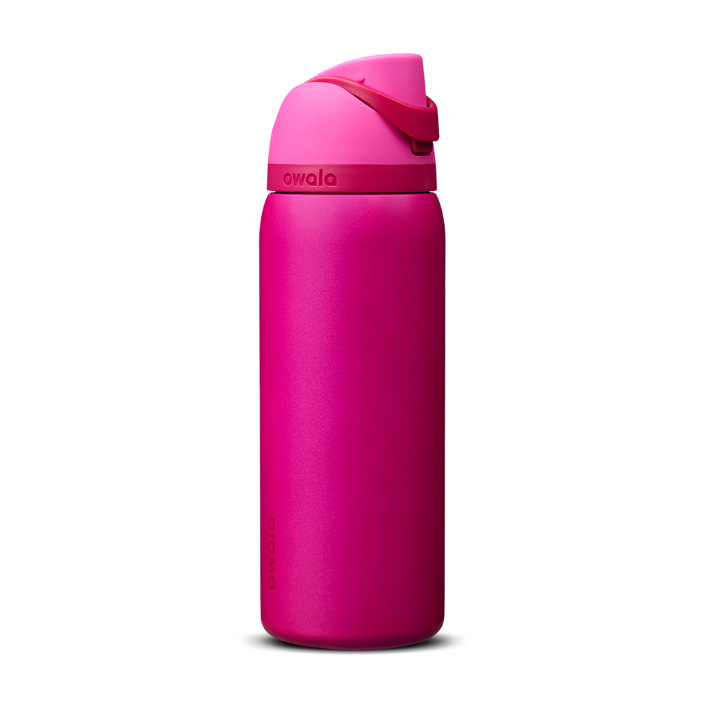 Owala FreeSip EMEA, Stainless Steel / Plastic, 24oz / 32oz / 16oz / 25oz — Read My Lips / Stainless Steel / 32oz